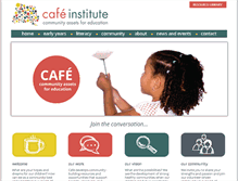 Tablet Screenshot of cafeinstitute.org